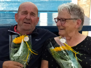 Betty en Cok, winnaars gemend dubbel