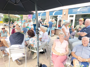 Met een heerlijk zonnetje